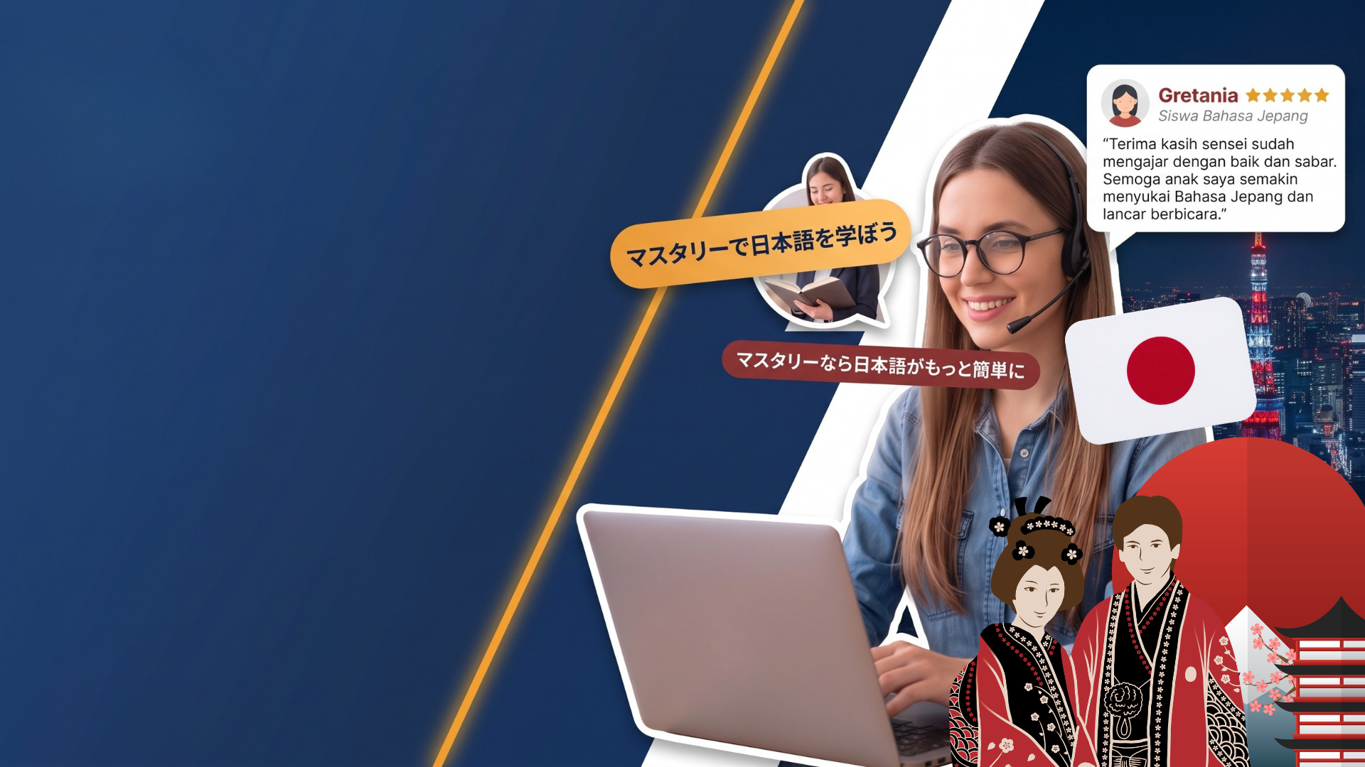 Kelas offline dan online Masterly Class